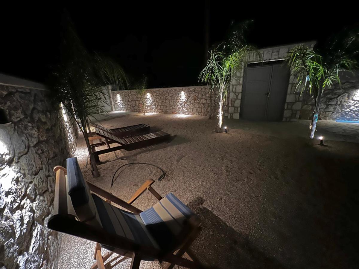 Odyssea Top View & Hot Jacuzzi Front Beach Kremasti  Exterior photo